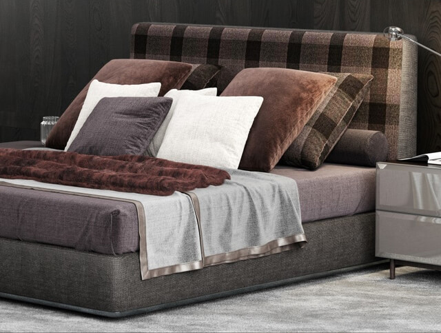 Bed - Minotti Powell Bed.121