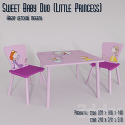 Table _ Chair - A set of children__39_s furniture Sweet Baby Duo _Little Princess_ 