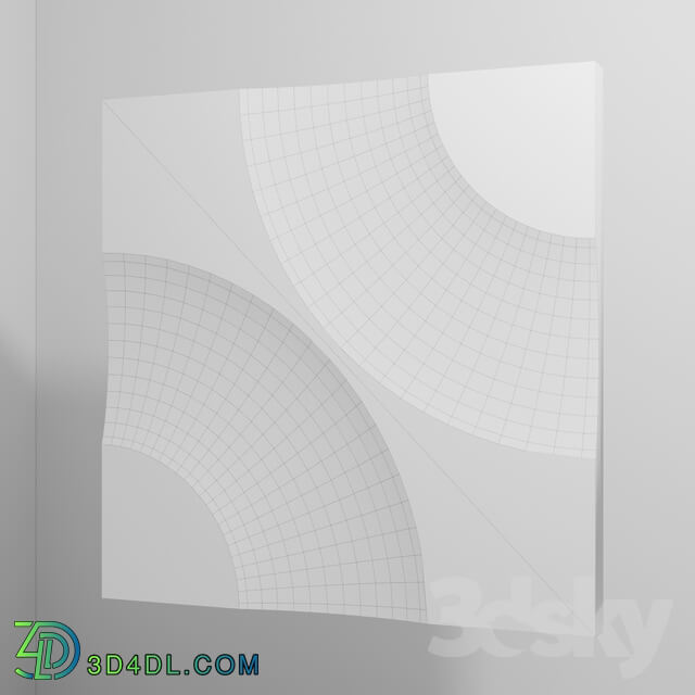 3D panel - Gypsum 3D panel _Core_