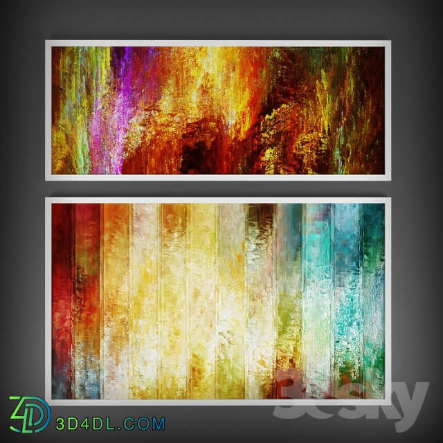 Frame - Collection of paintings _quot_Abstract_quot_ 2