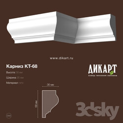 Decorative plaster - Kt-68_58Hx35mm 