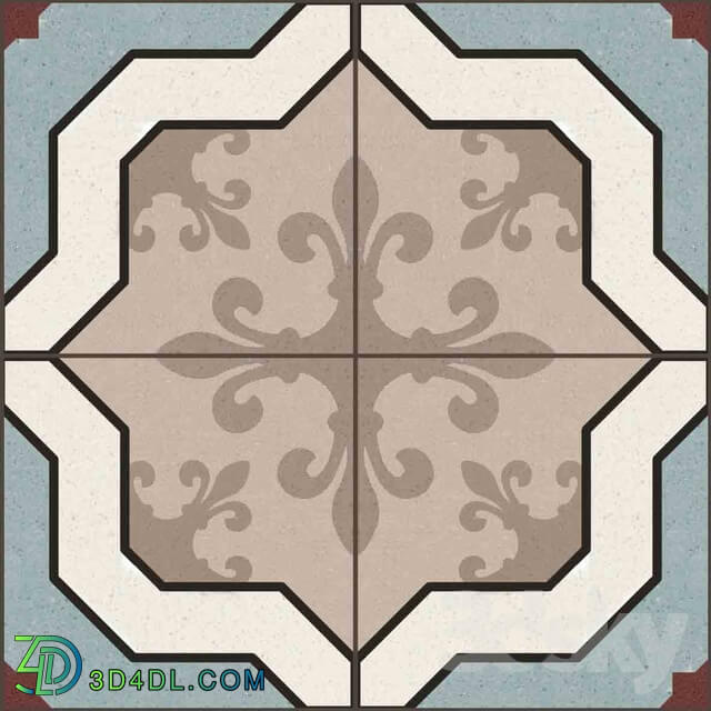 Floor coverings - Arabic mosaic