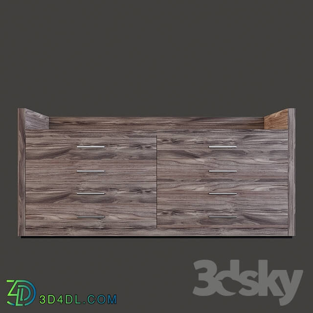 Sideboard _ Chest of drawer - Poliform Cassettiera Tweed