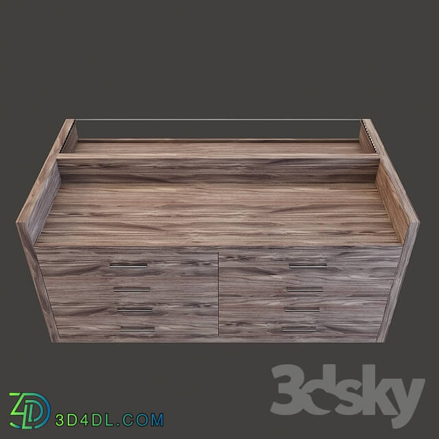 Sideboard _ Chest of drawer - Poliform Cassettiera Tweed