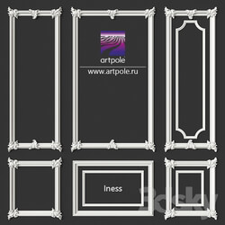 Decorative plaster - Iness frame set from Artpole 