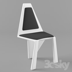 Chair - Angular - 3 legged chair 