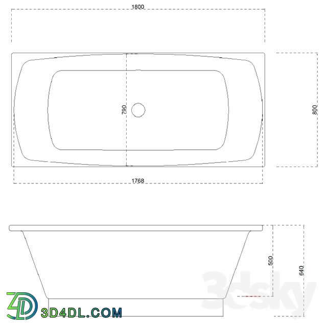 Bathtub - HIDRA Bath