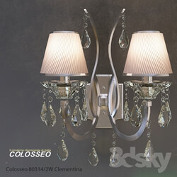 Wall light - Sconce Crystal COLOSSEO 80314 _ 2W CLEMENTINA Chrome 