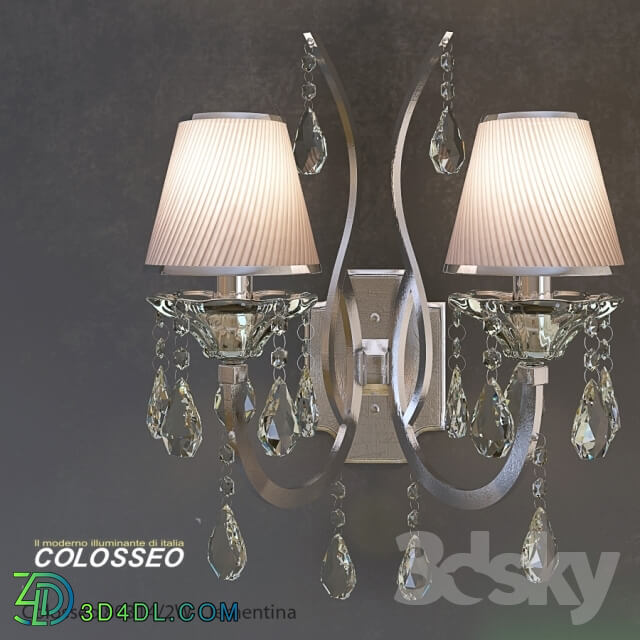 Wall light - Sconce Crystal COLOSSEO 80314 _ 2W CLEMENTINA Chrome