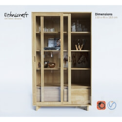 Wardrobe _ Display cabinets - Ethnicraft - OAK WAVE _ Showcase 