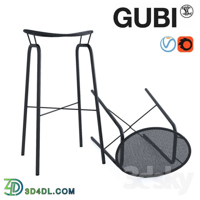 Chair - GUBI Nagasaki Stool