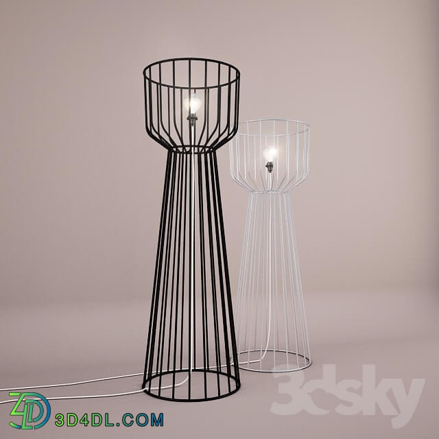 Floor lamp - WIRED FLOOR LAMP by PHASE DESIGN