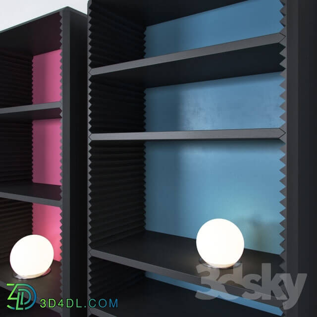 Wardrobe _ Display cabinets - Adjustable Shelves