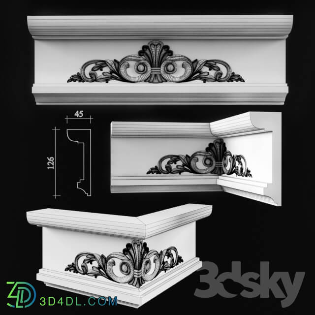 Decorative plaster - Cornice