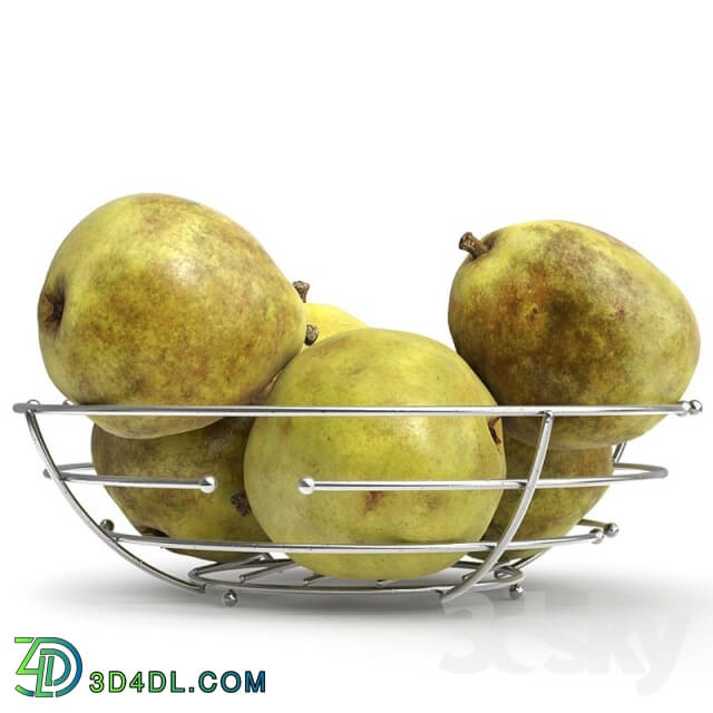 Food and drinks - Pears in metal vase