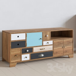 Sideboard _ Chest of drawer - Chest Aquarelle Birch 