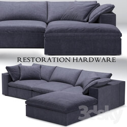 Sofa - Restoration Hardware Cloud Modular blue sofa 