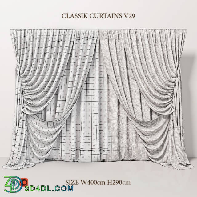 Curtain - Blind classic V29