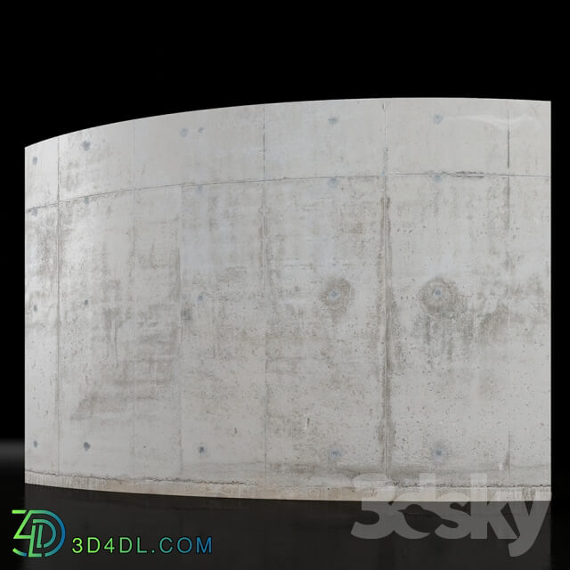 Stone - Concrete wall 5m long