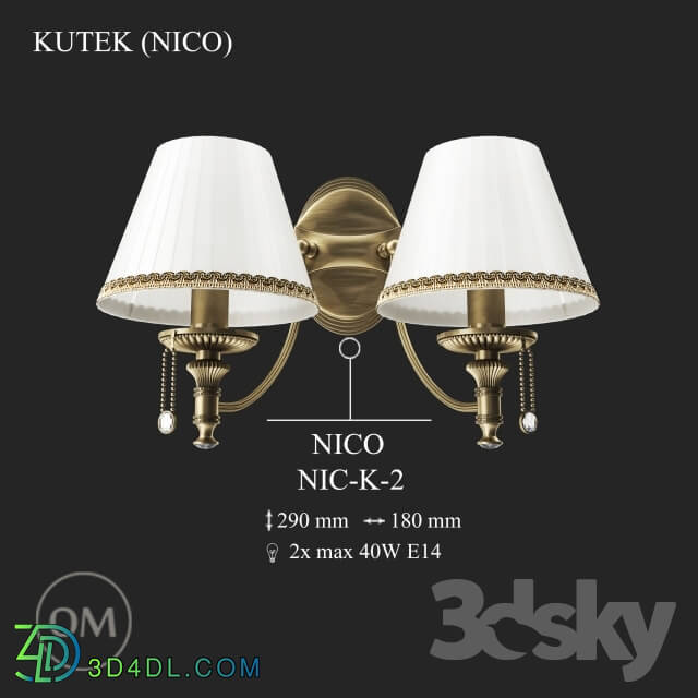 Wall light - His replacement _KUTEK _NICO_ NIC-K-2_