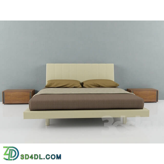 Bed - bed and nightstands