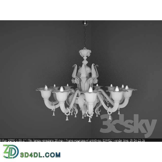 Ceiling light - chandelier la-murino _veneziano s8_