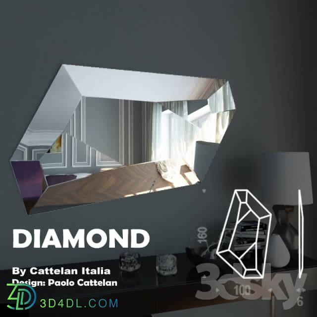 Mirror - Cattelan Italia - DIAMOND