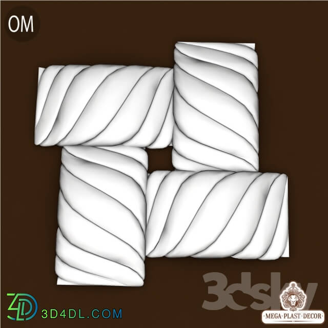 3D panel - Om. Mega plast decor 3d panel