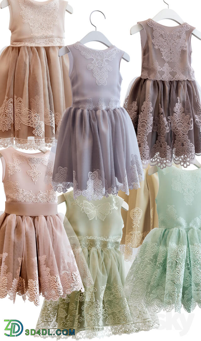 Clothes and shoes - Dresses for a little princess