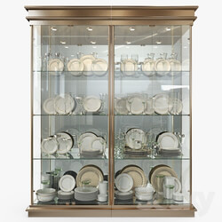 Wardrobe _ Display cabinets - Birgit Israel - Pair of american brass display cabinets 