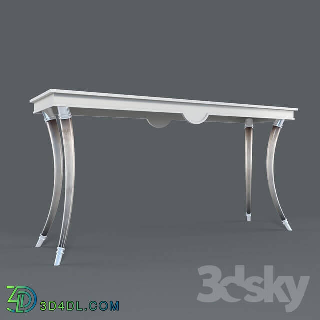 Table - Table with legs made of ivory