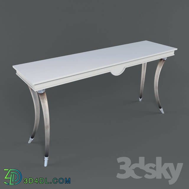 Table - Table with legs made of ivory