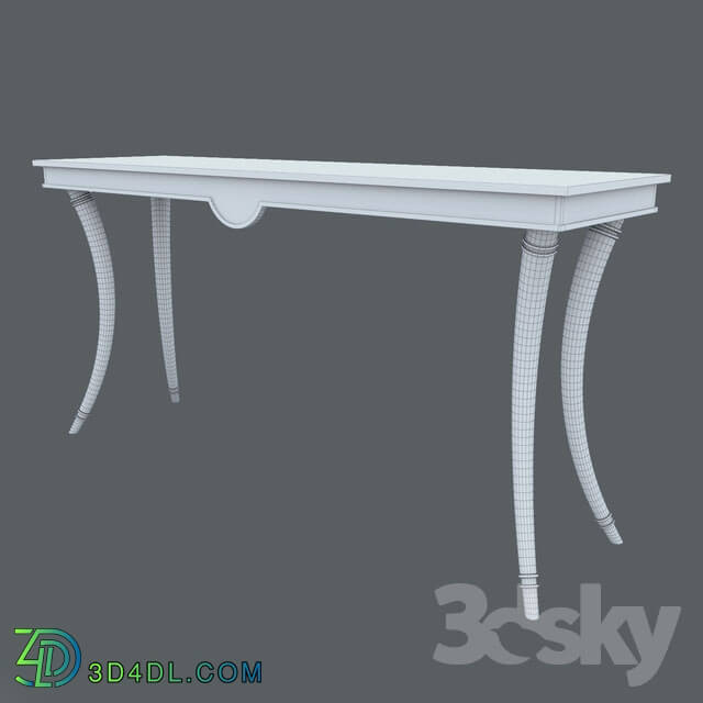 Table - Table with legs made of ivory