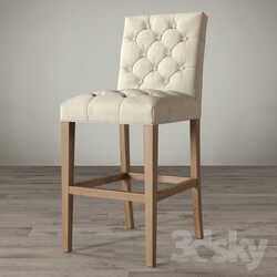 Chair - Restoration Hardware BENNETT PARSONS UPHOLSTERED STOOL 