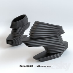 Clothes and shoes - Zaha Hadid for united nude 