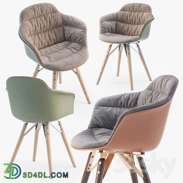 Chair - Bontempi Mood covered armchair