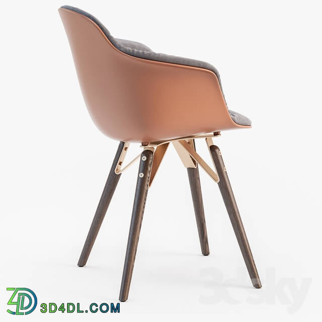 Chair - Bontempi Mood covered armchair