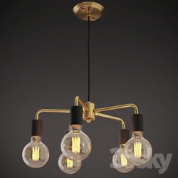 Ceiling light - GRAMERCY HOME - BLANCHE CHANDELIER CH136-5 