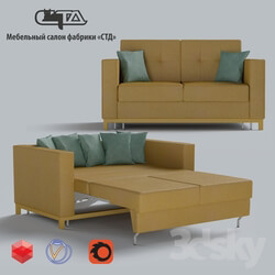 Sofa - OM Sofa bed _Luxury-1 Slim_. Models from the Factory of upholstered furniture _STD_. 
