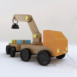 Toy - wooden truck 