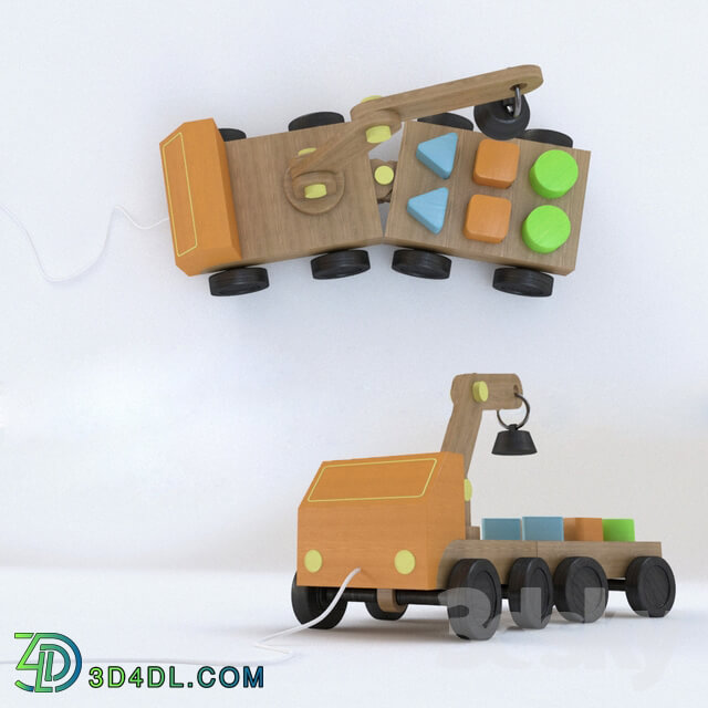 Toy - wooden truck