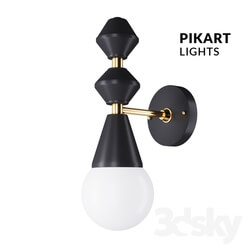 Wall light - Dome Sconce _ 1 art. 6233 from Pikartlights 