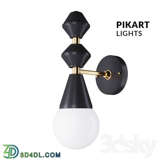 Wall light - Dome Sconce _ 1 art. 6233 from Pikartlights