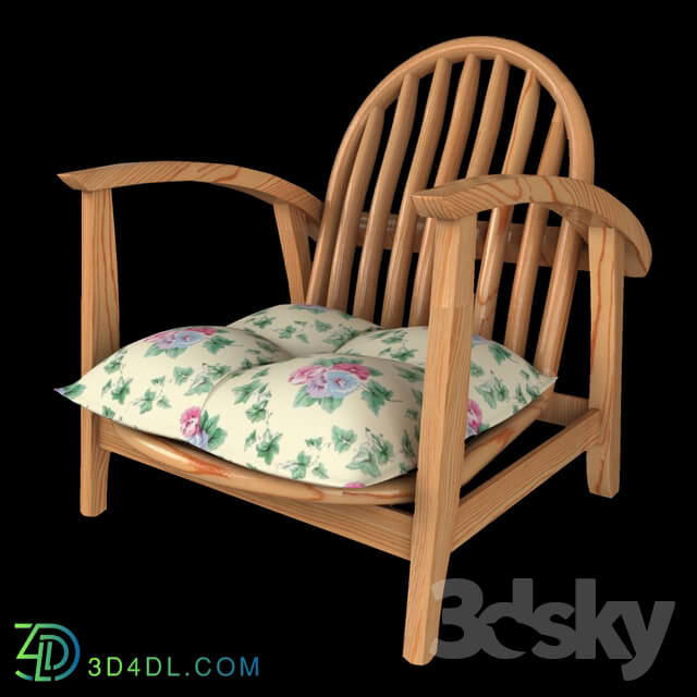 Arm chair - wooden chair