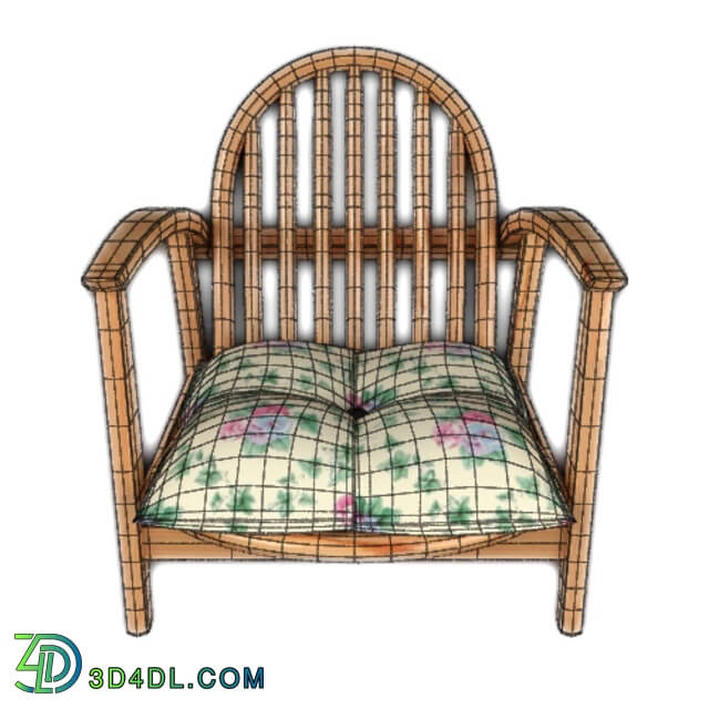 Arm chair - wooden chair