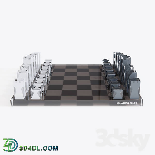 Other decorative objects - Acrylic Chess Set
