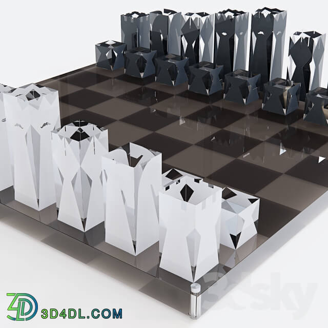 Other decorative objects - Acrylic Chess Set