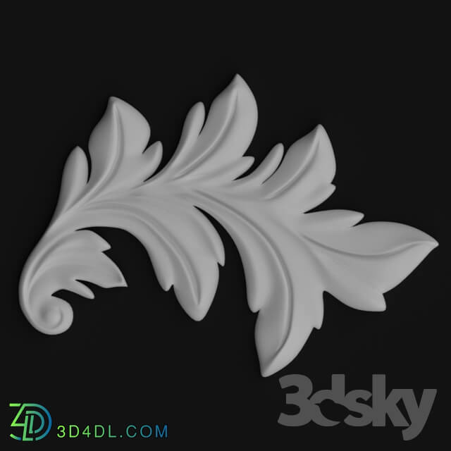 Decorative plaster - bar 4