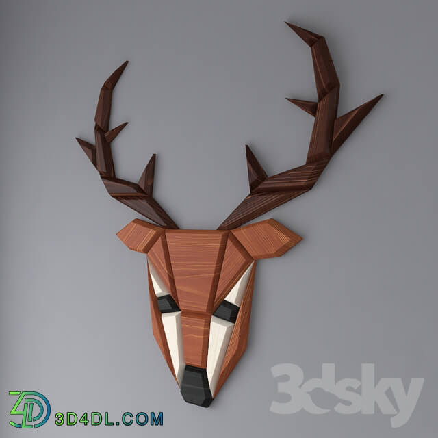 Other decorative objects - The decor on the wall. Deer.