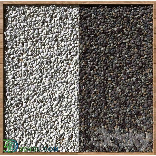 Other architectural elements - DARK AND LIGHT PEBBLES